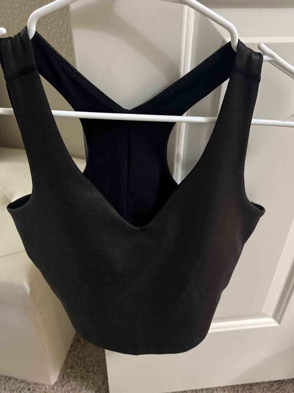 Beyond yoga, black tank top new size large